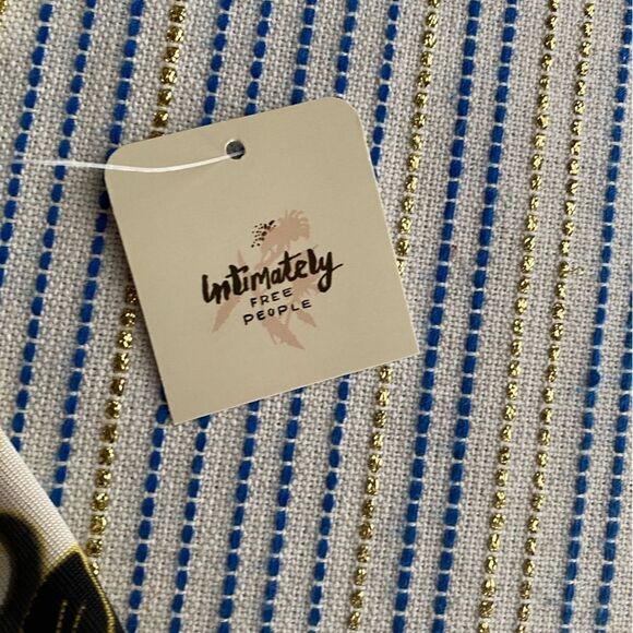 Free People Bodysuit Women Size Small Black Floral Long Sleeve High Neck NEW - Picture 15 of 15